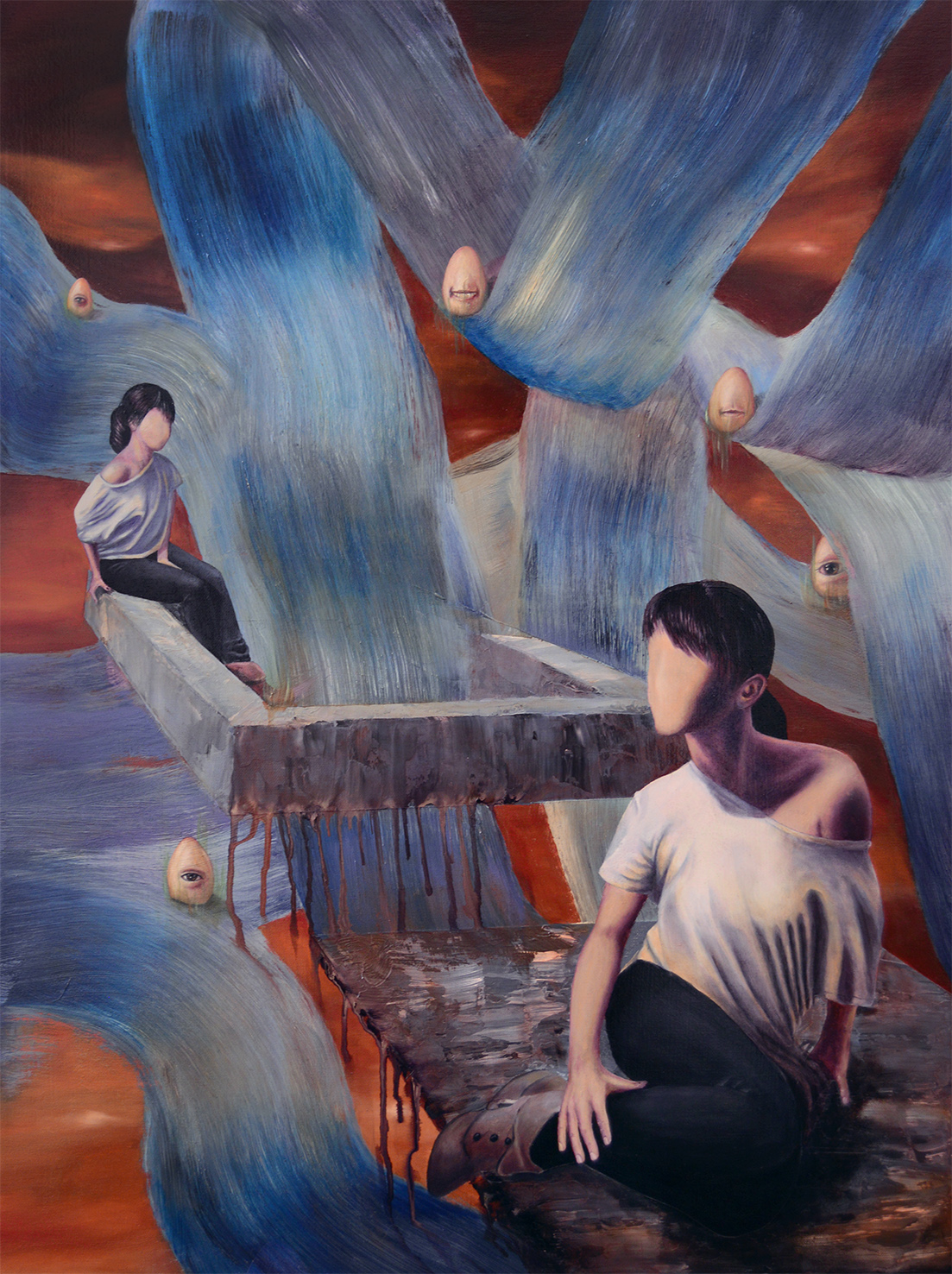 Pavel Sequens - Eligere - 2019 | 80 x 60 cm | Oil, canvas