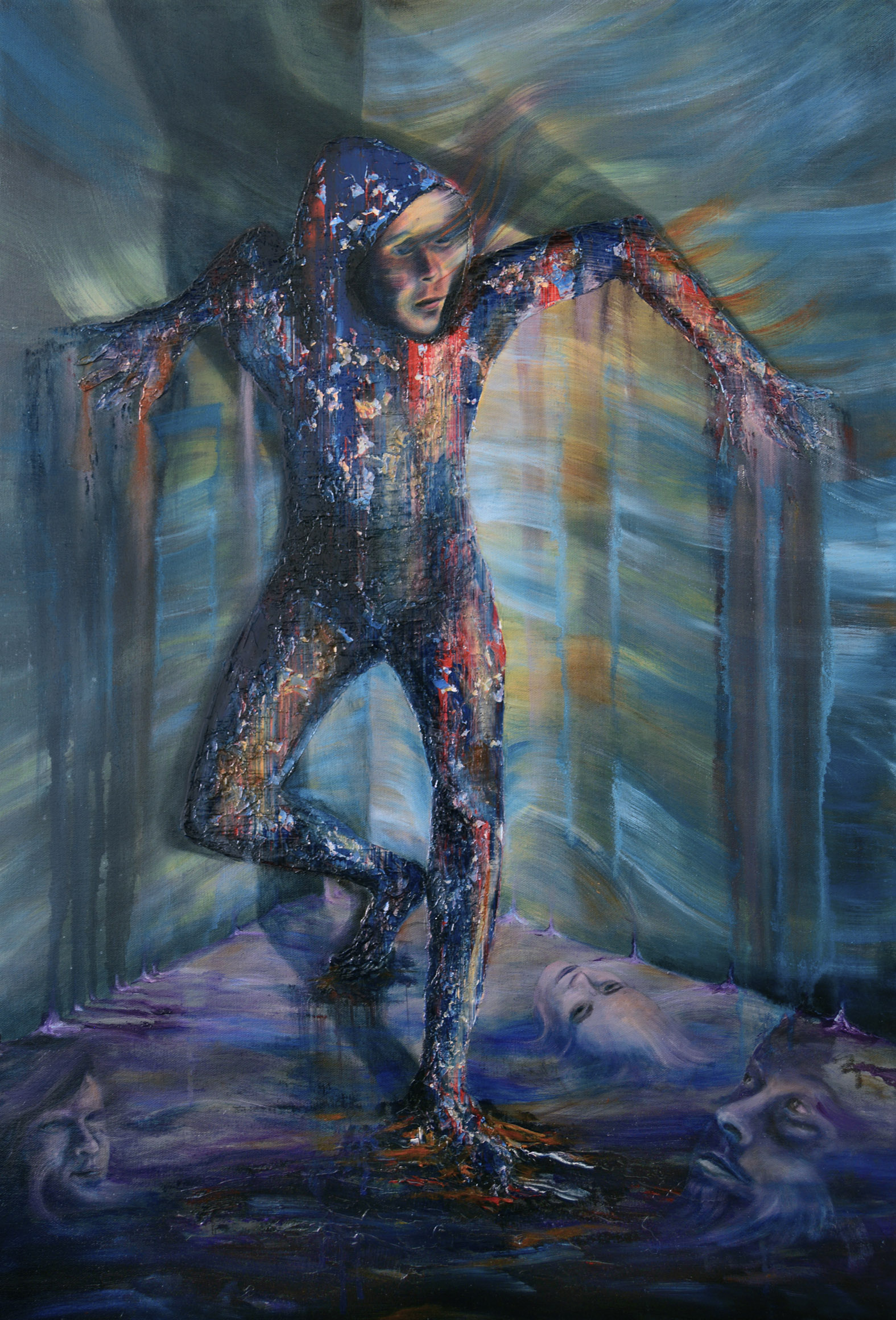 Pavel Sequens - Aspicientes - 2019 | 80 x 55 cm | Olej, plátno | Soukromá sbírka
