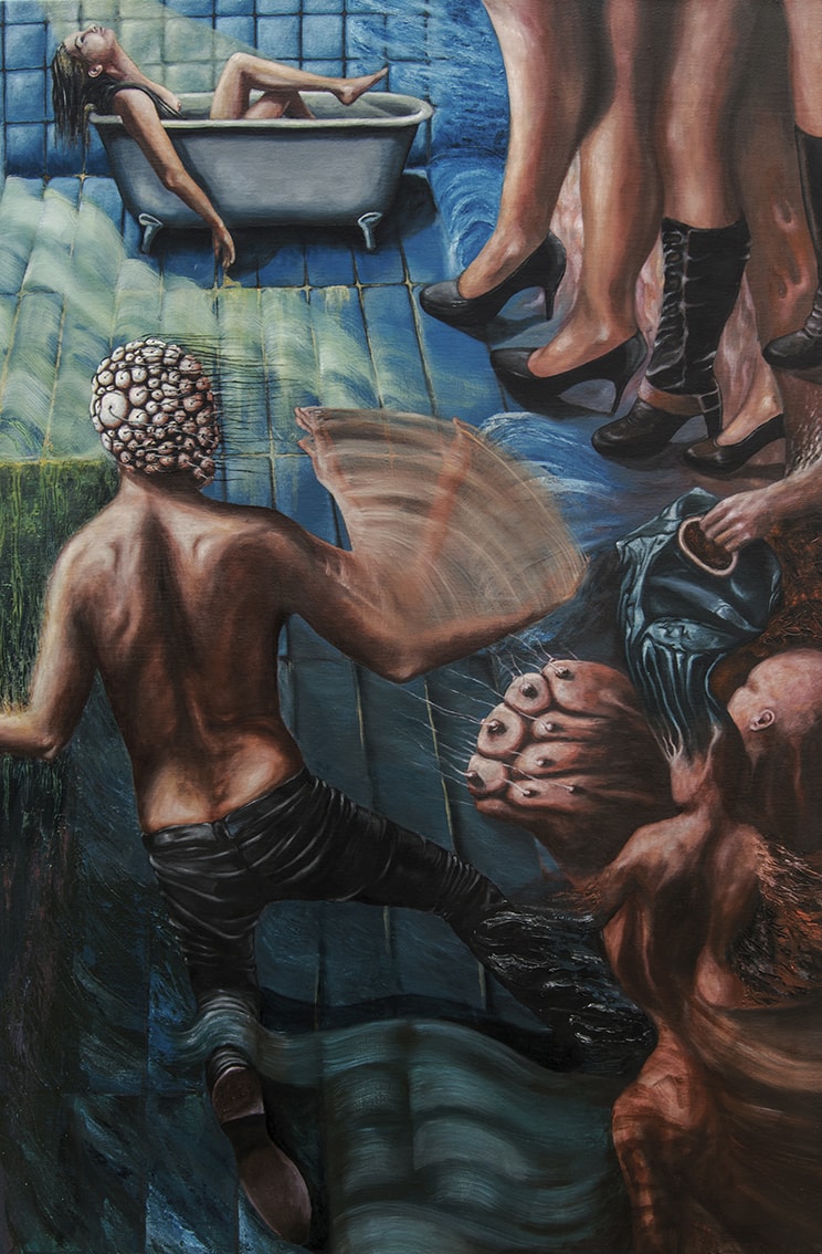 Pavel Sequens - Umbra - 2015 | 90 x 60 cm | Olej, plátno | Soukromá sbírka