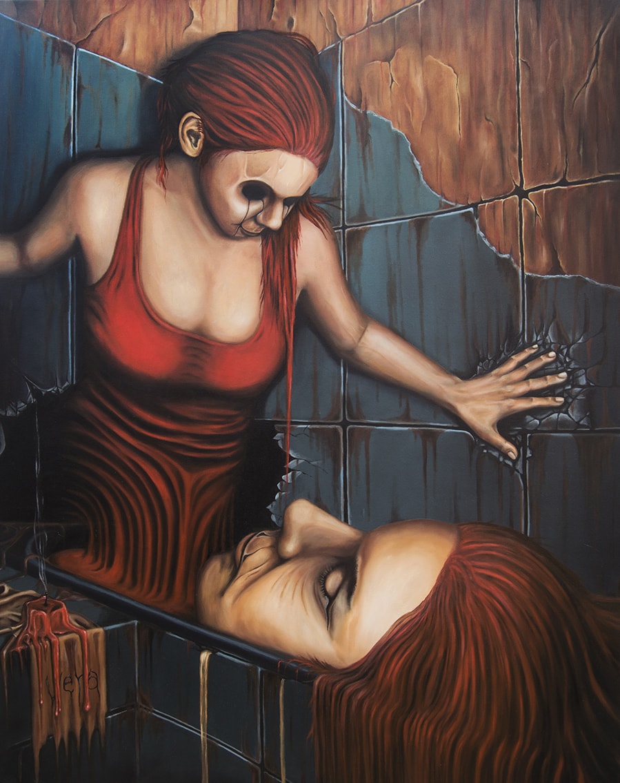 Pavel Sequens - Vice versa - 2015 | 100 x 80 cm | Oil, canvas