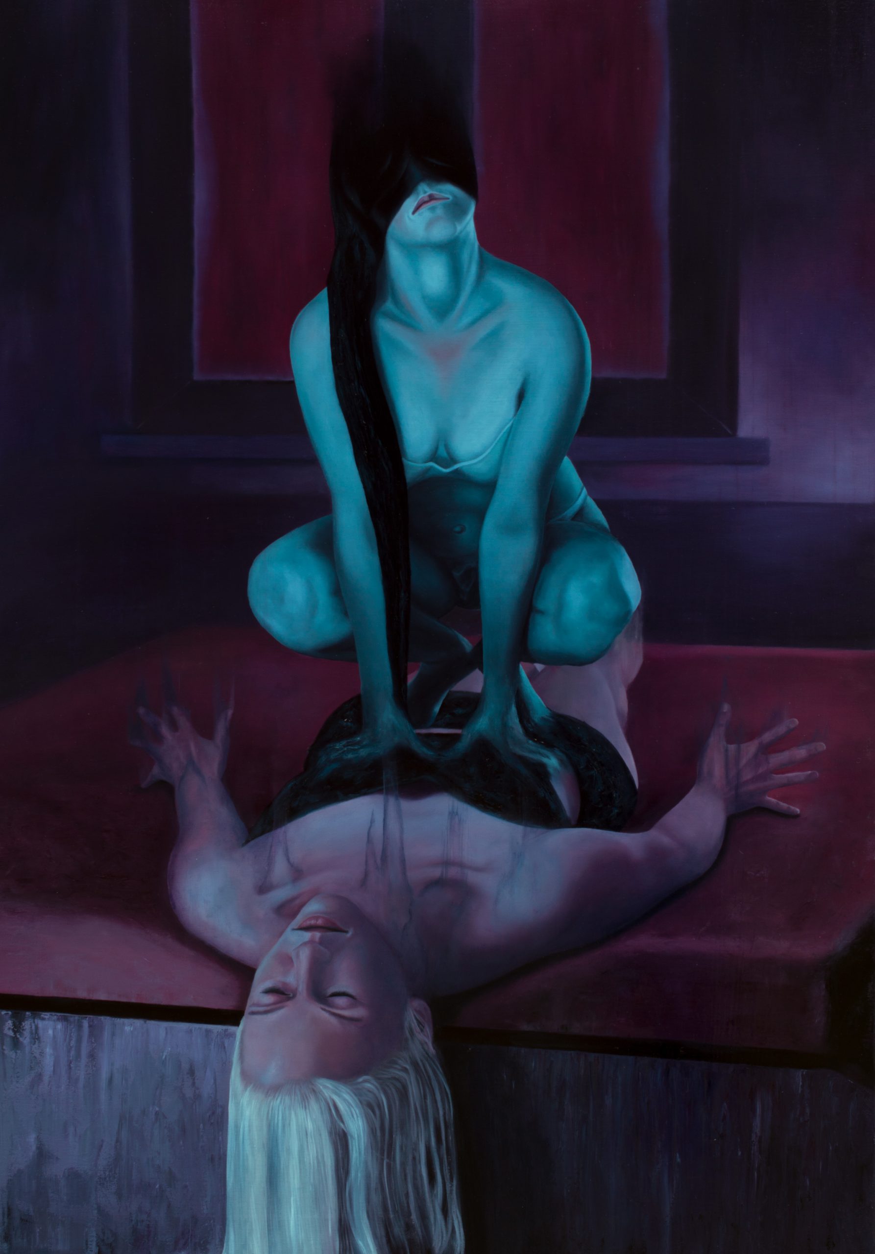 Pavel Sequens - Catenata somno - 2022 | 115 x 80 cm | Oil on canvas