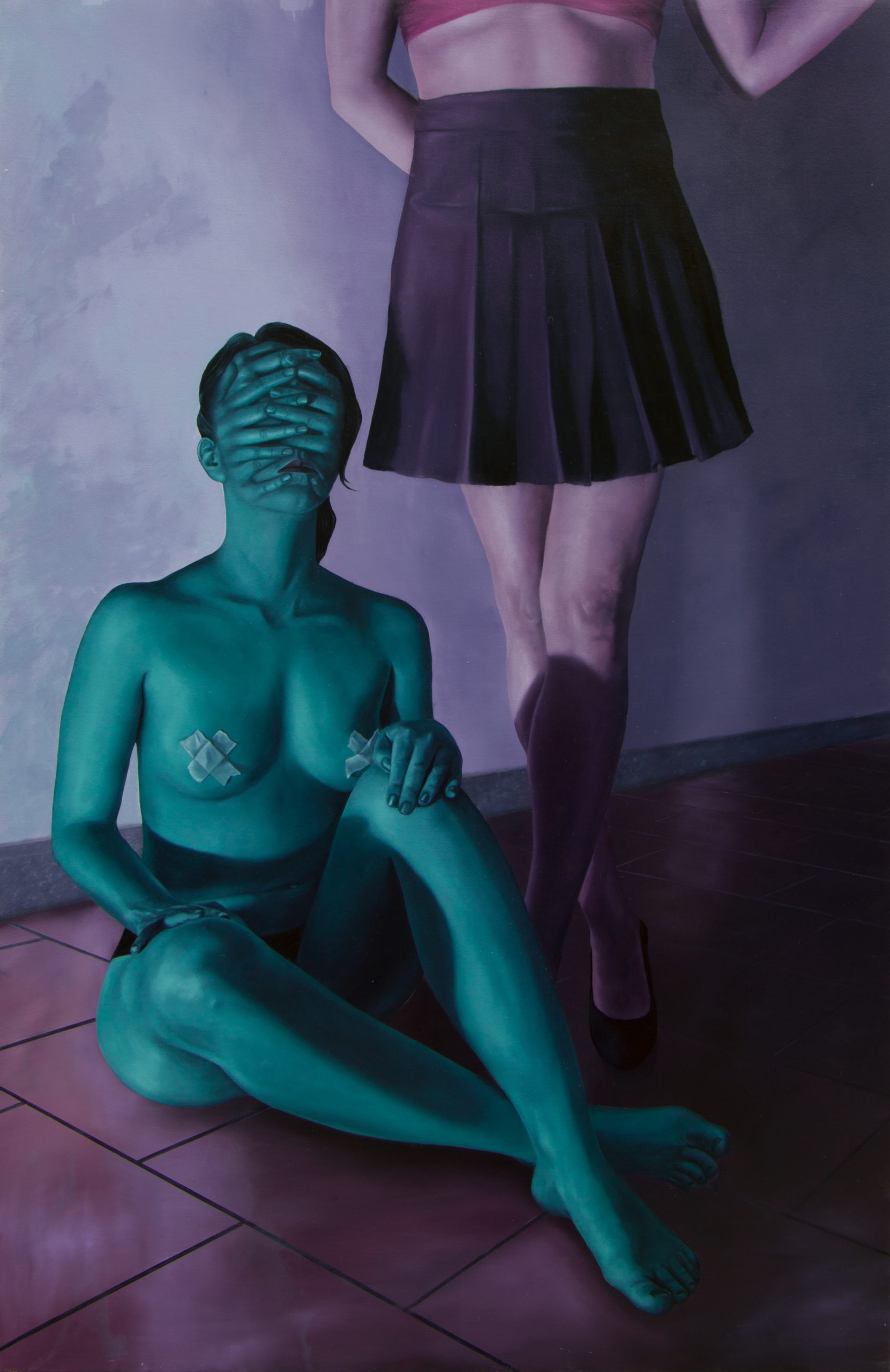 Pavel Sequens - Iter nocturnum - 2023 | 130 x 85 cm | Olej na plátně