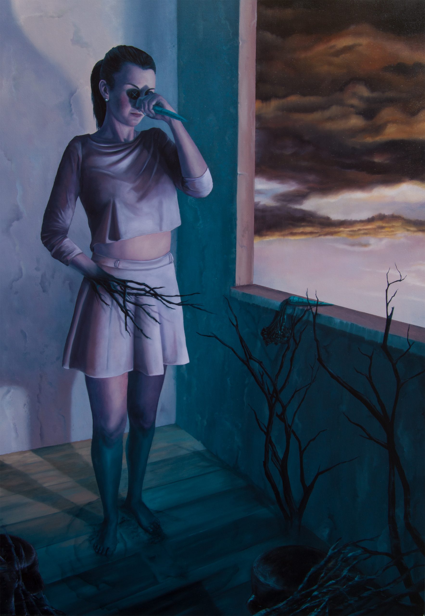 Pavel Sequens - Domina aestiva nivalis - 2023 | 100 x 70 cm | Oil on canvas